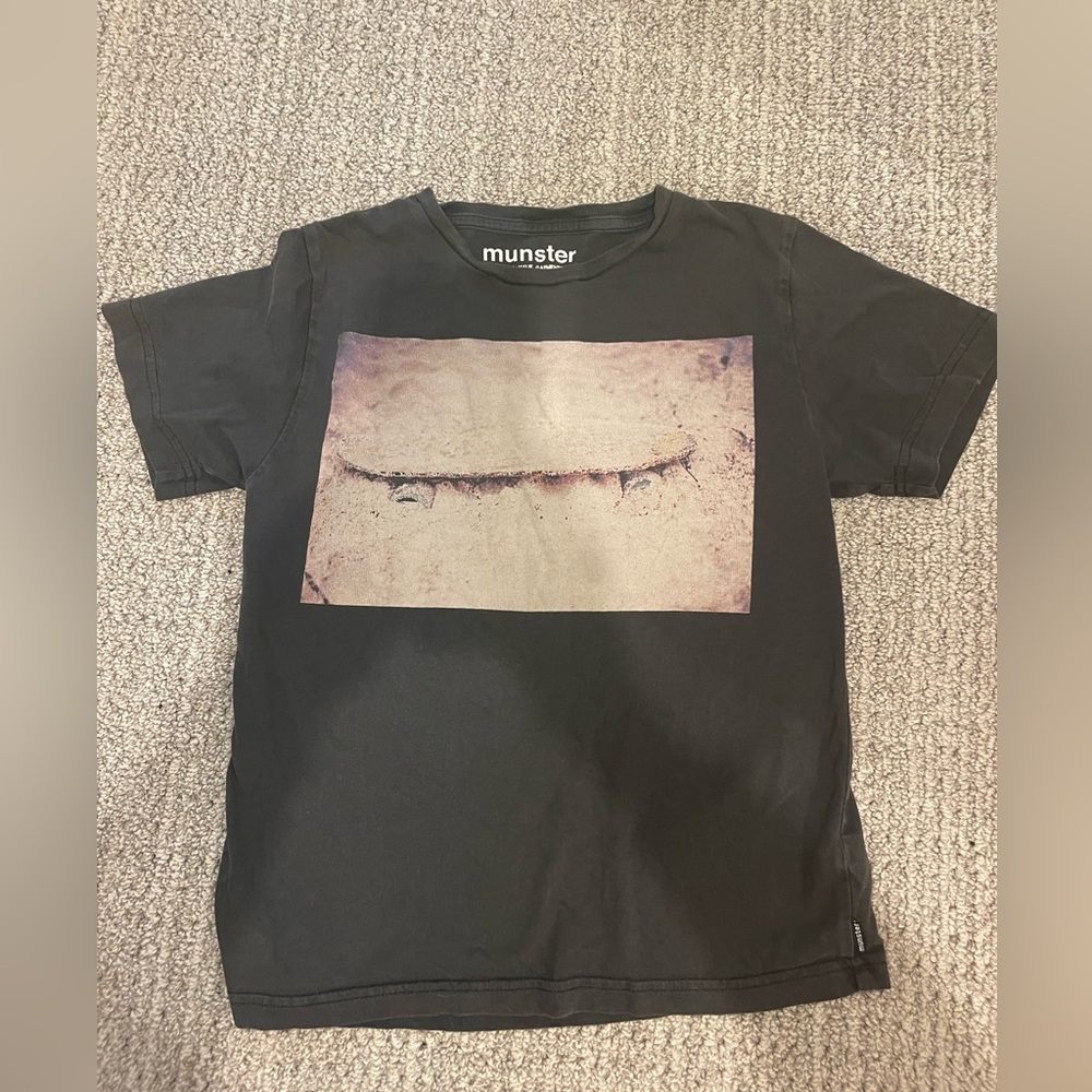 COPY - Adorable Boys Munster Tee Black Size 8